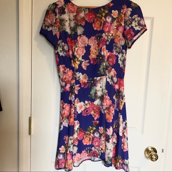 Floral Print Tea Dress - Picture 2 of 8